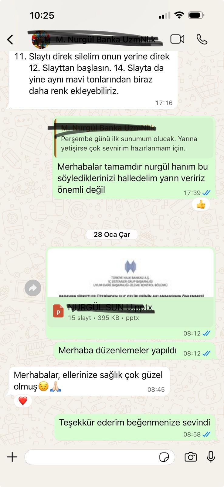 WhatsApp öğrenci geri bildirimi 9